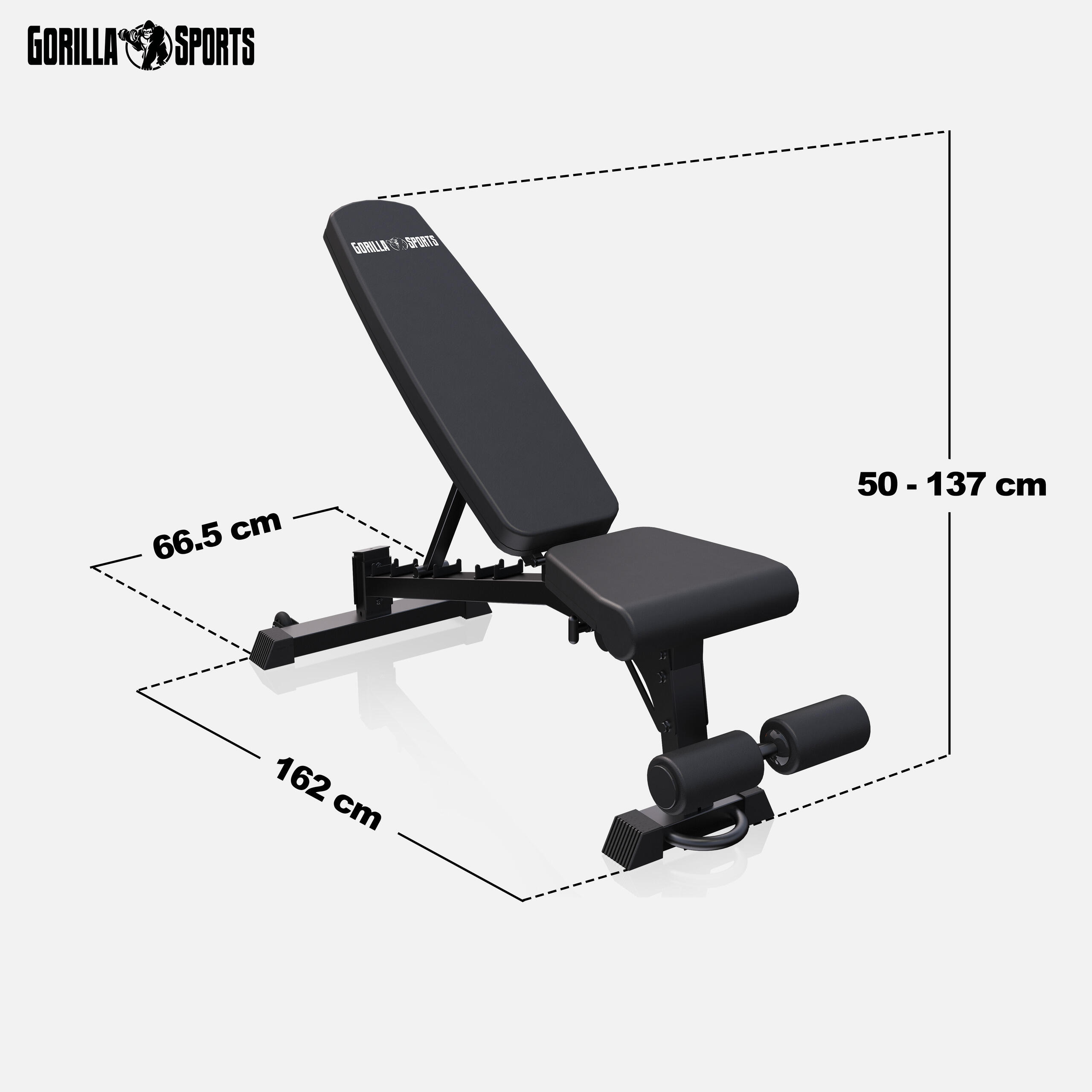 Banc de Musculation Réglable - Inclinable, Charge Max. 400 kg 2/6