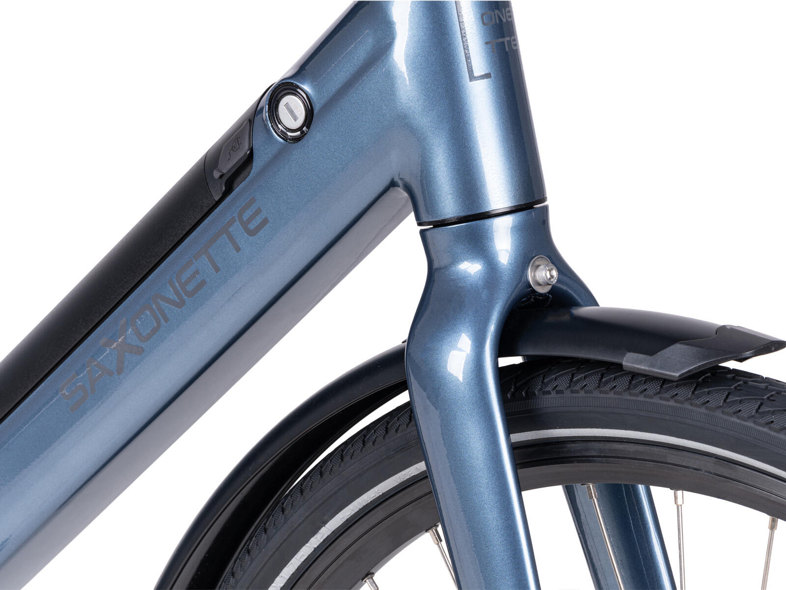 Saxonette Urbano heren ebike 7 sp 11.6 Ah blauw 3/5