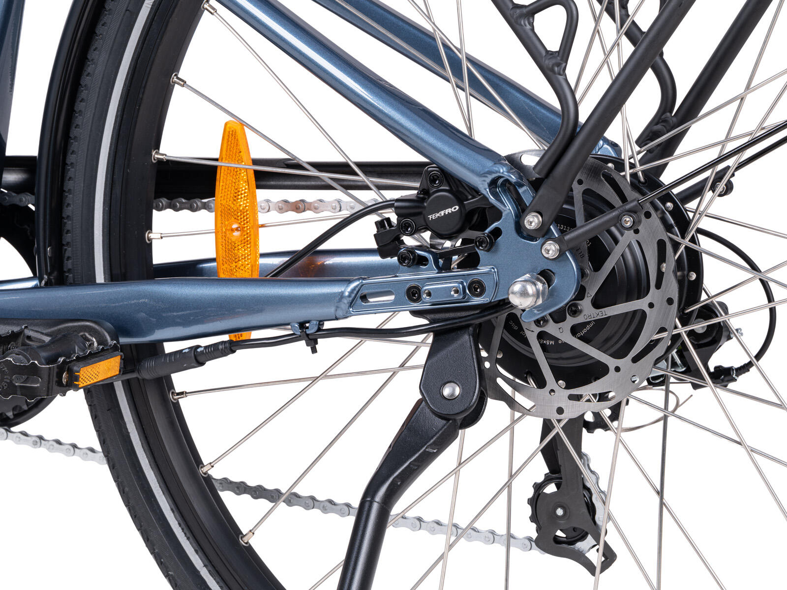 Saxonette Urbano heren ebike 7 sp 11.6 Ah blauw 4/5