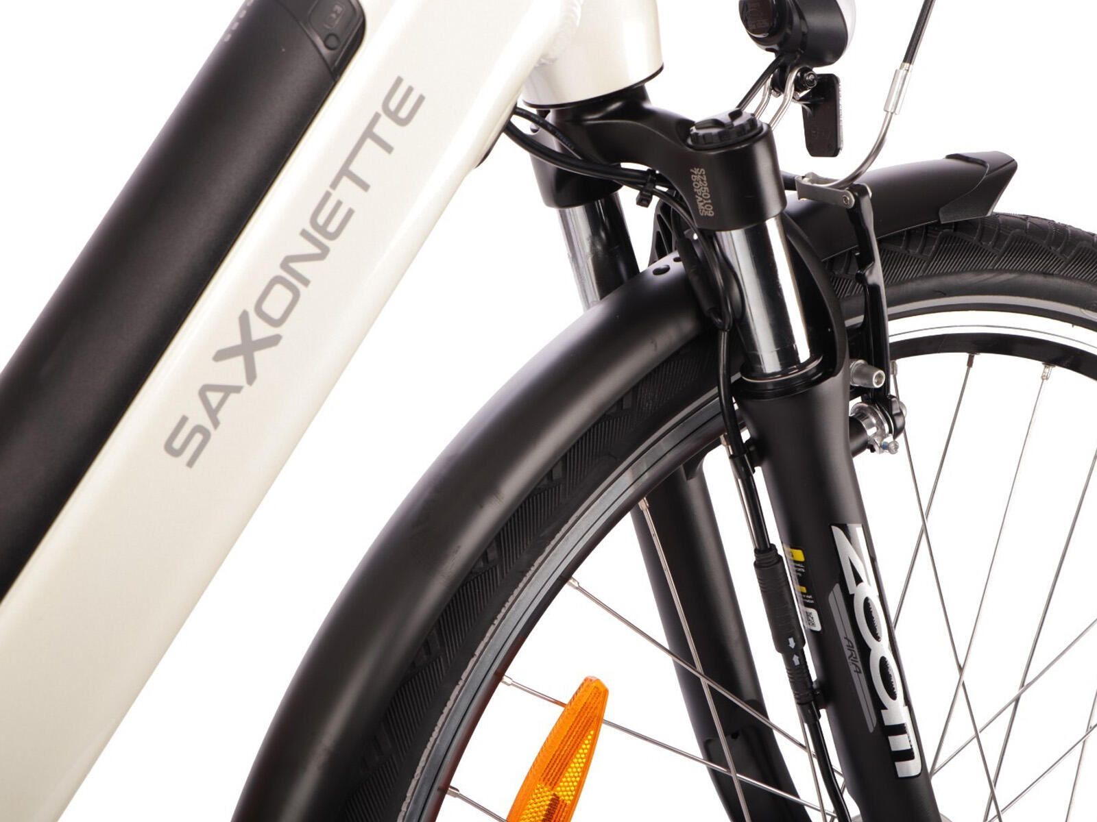 Saxonette Comfort Plus 5.0 dames ebike Nexus 7 13Ah wit 5/5