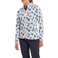Veste de golf Footjoy pour femme, imprimé floral lilas