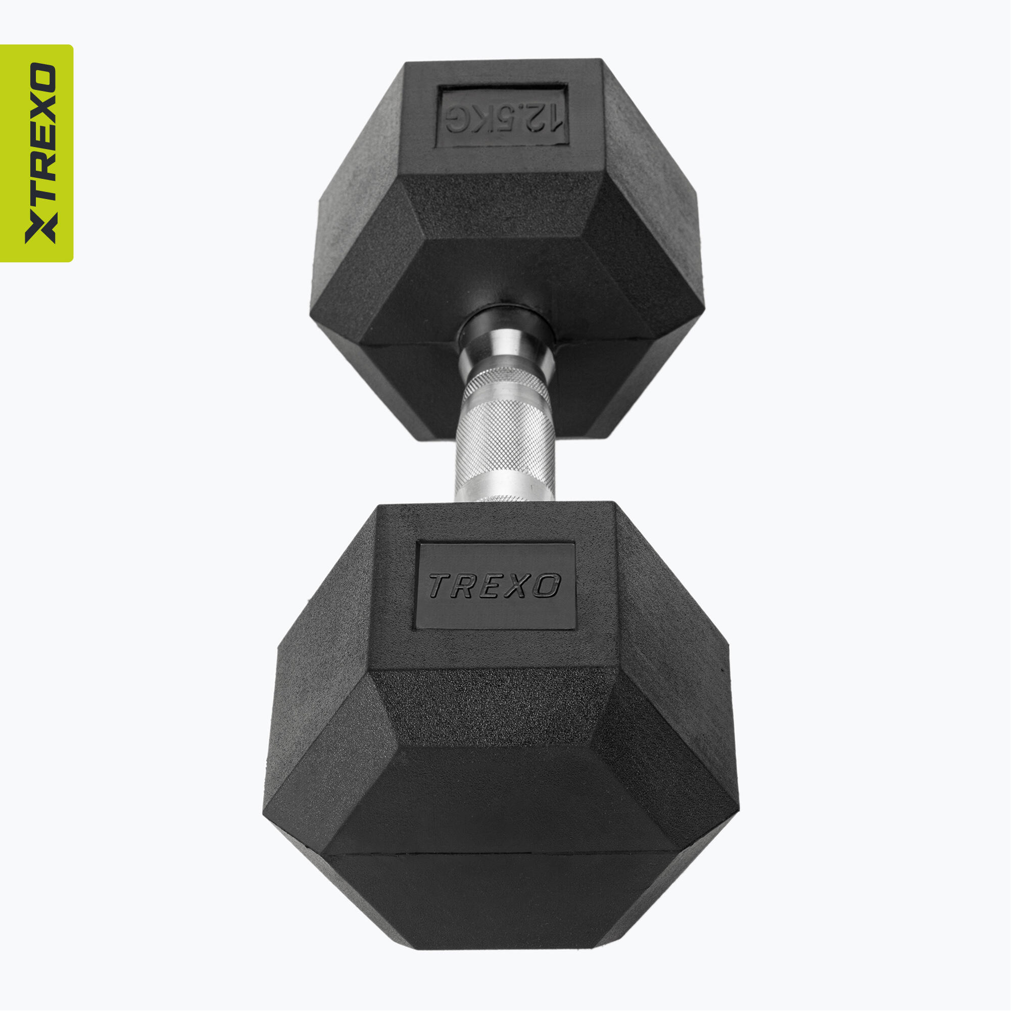 Manubrio gommato XTREXO Hex 12,5 kg 6/7