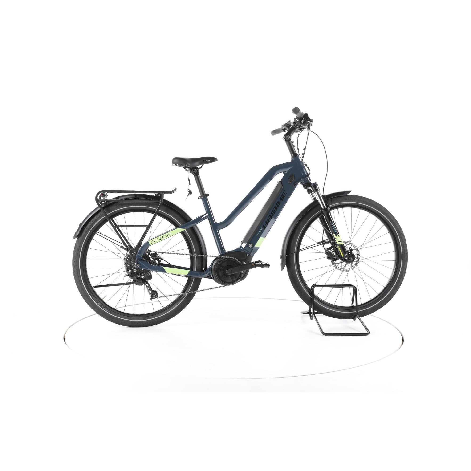 Haibike - Reconditionné - Haibike Trekking 5 Trekking Vélo Électrique - Bon - Vélo Tout Chemin - Bleu - 44 L - Decathlon