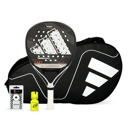 Pack Adidas Kardex Sac De Padel Carbon Contrôle Dry Grip