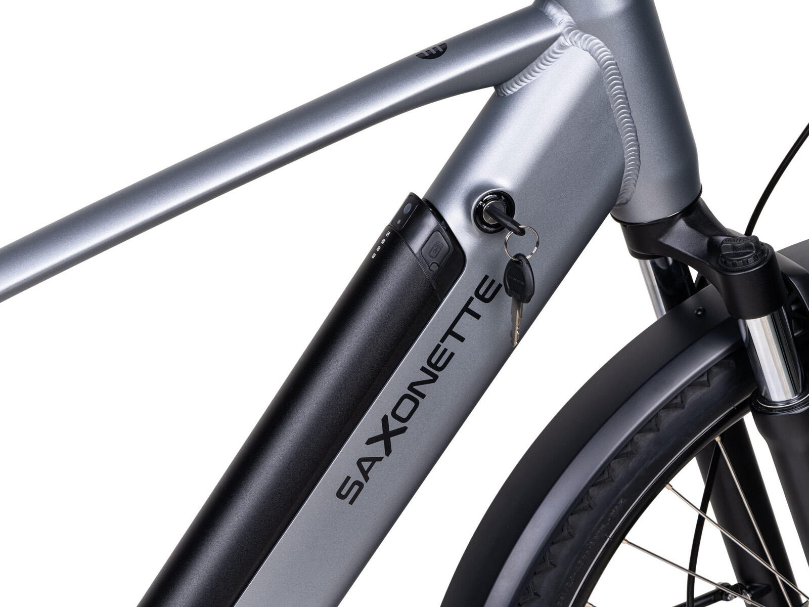 Saxonette X-ROAD 5.2 trekking ebike 7 sp 13Ah zilver 5/5