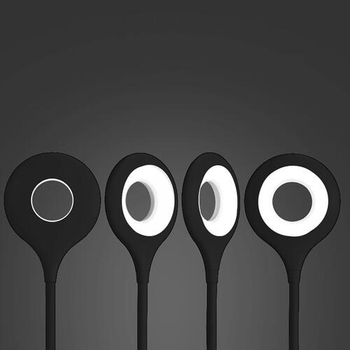 Mini lampe lecture LED sans fil Wozinsky, pince + câble USB-C - Noire 3/5