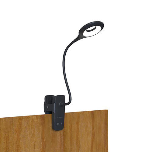Mini lampe lecture LED sans fil Wozinsky, pince + câble USB-C - Noire 5/5