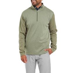 Pull vert Footjoy Tonal Heather Chill-Out pour homme