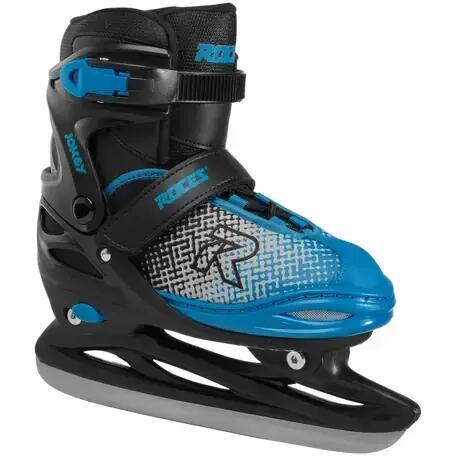 Roces Jokey Ice X Kids Ice Skates - Black/Astro Blue - 38-41