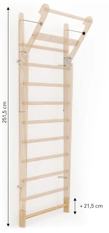 WallBar Verhoging - 21,5 cm - Walnoot 2/2