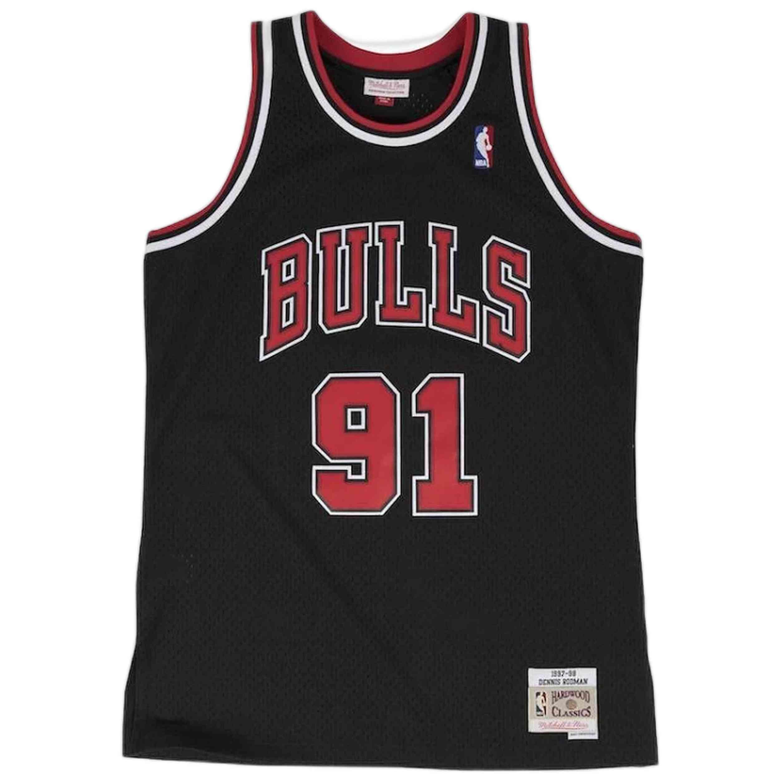 Maillot Swingman Chicago Bulls Dennis Rodman En Marbre - Taille XL, Mitchell & Ness, Neuf Avec étiquette