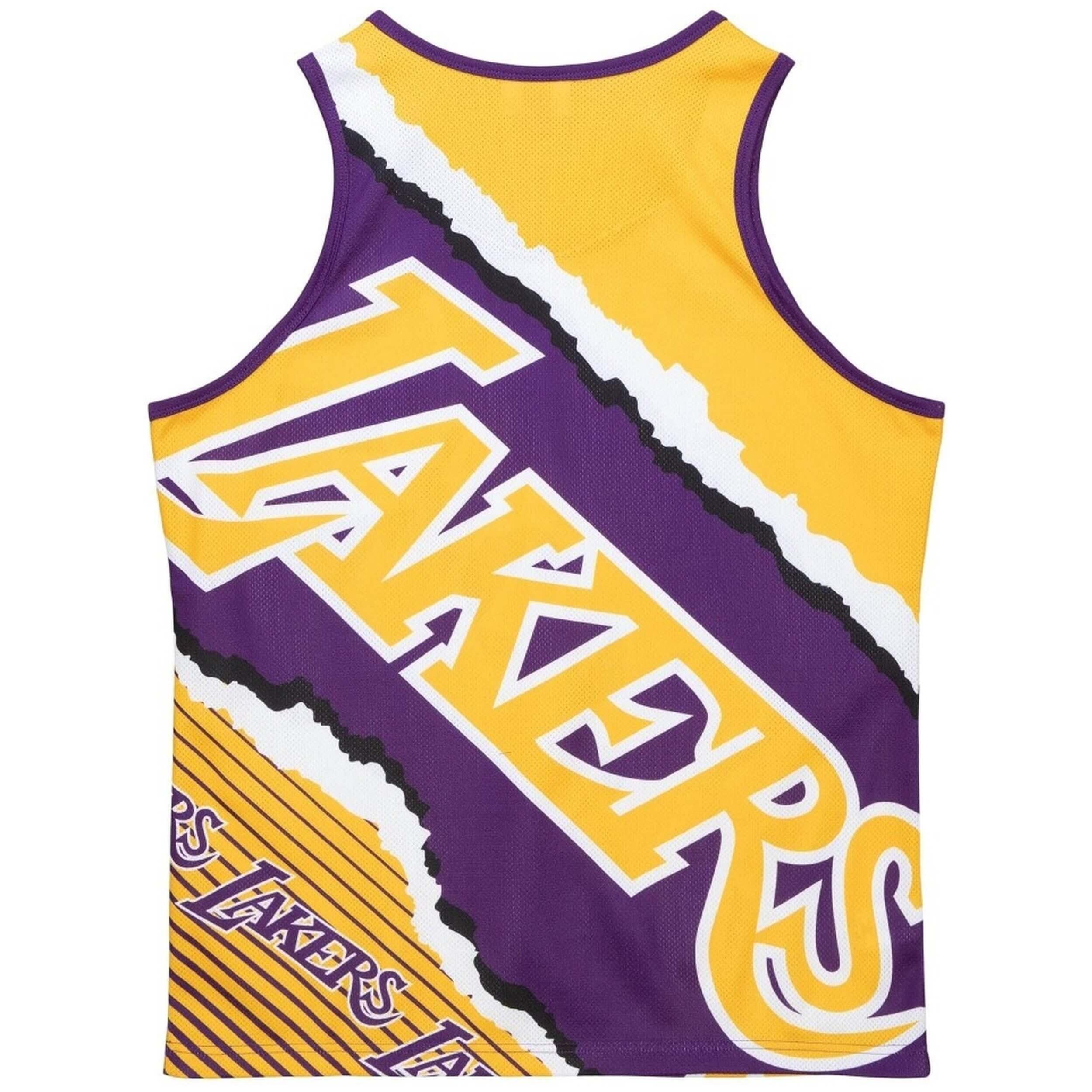 Maillot de basket Mitchell & ness modèle TMTK1232-LALYYPPPGDPR pour homme 2/4