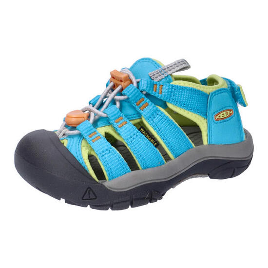 KEEN Jr Newport Boundless dziecięce sandały 24 niebieskie/neon