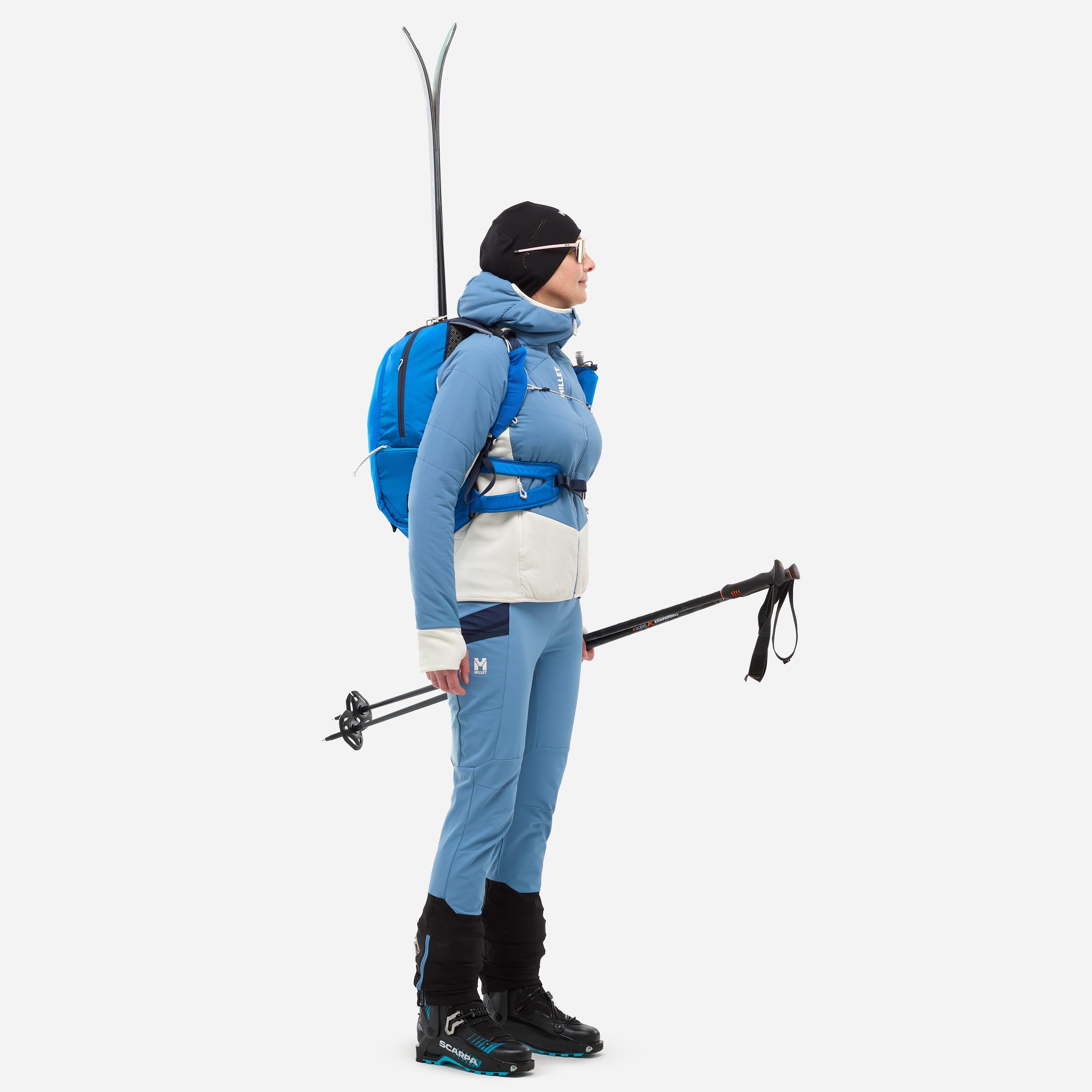 Polaire Ski de randonnée pour femme M WHITE PRIMALOFT 2/5