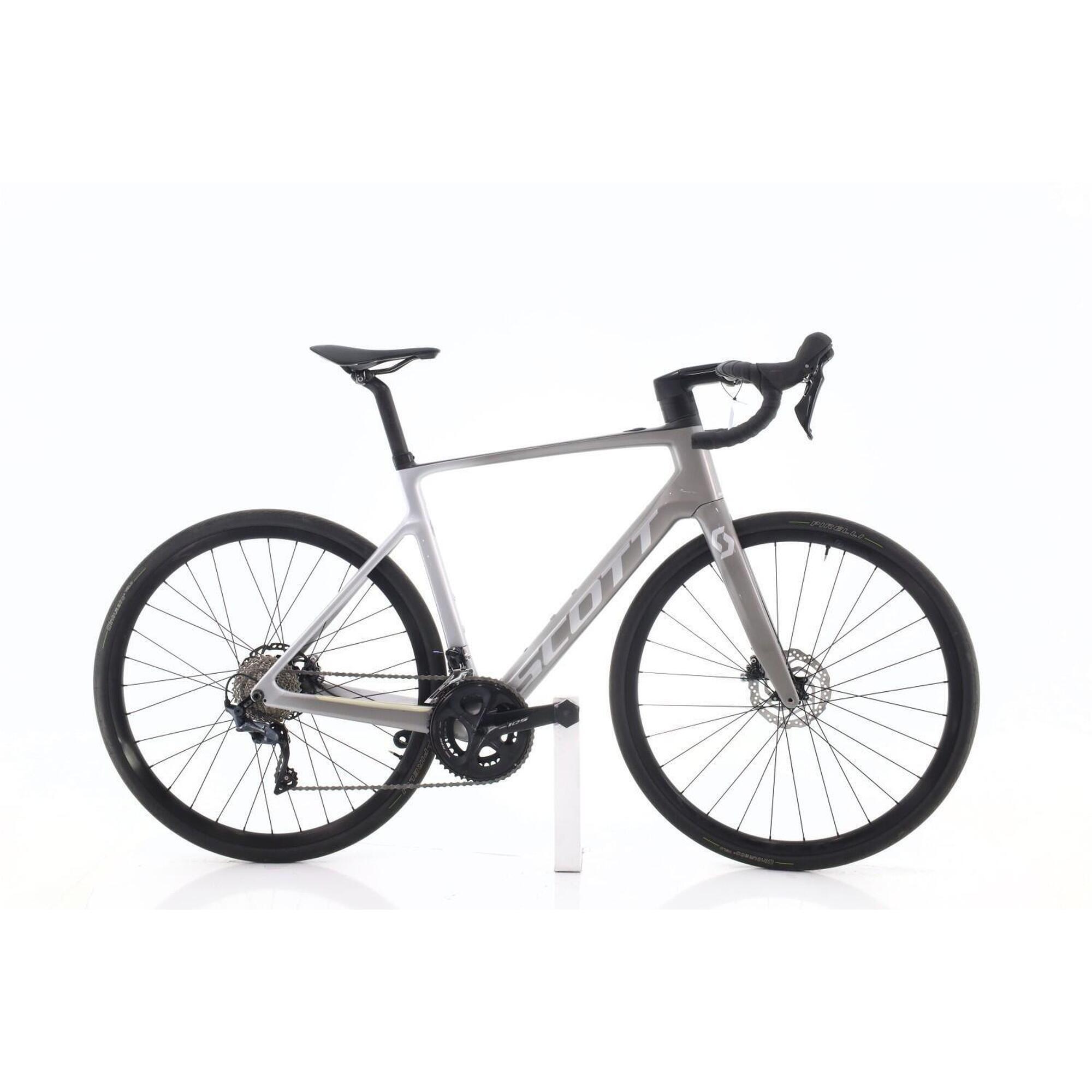 Scott - Ebike Route Reconditionné ·  Addict Eride 20 · Très Bon État - Vélo Route - Gris - 56 - Decathlon