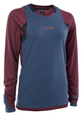 Maglia ION Scrub AMP manica lunga rossa donna