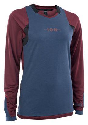 Maglia ION Scrub AMP manica lunga rossa donna