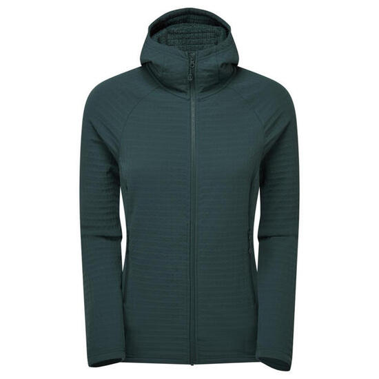 Veste Montane Protium XT femme verte XS softshell double couche Thermo Grid YKK