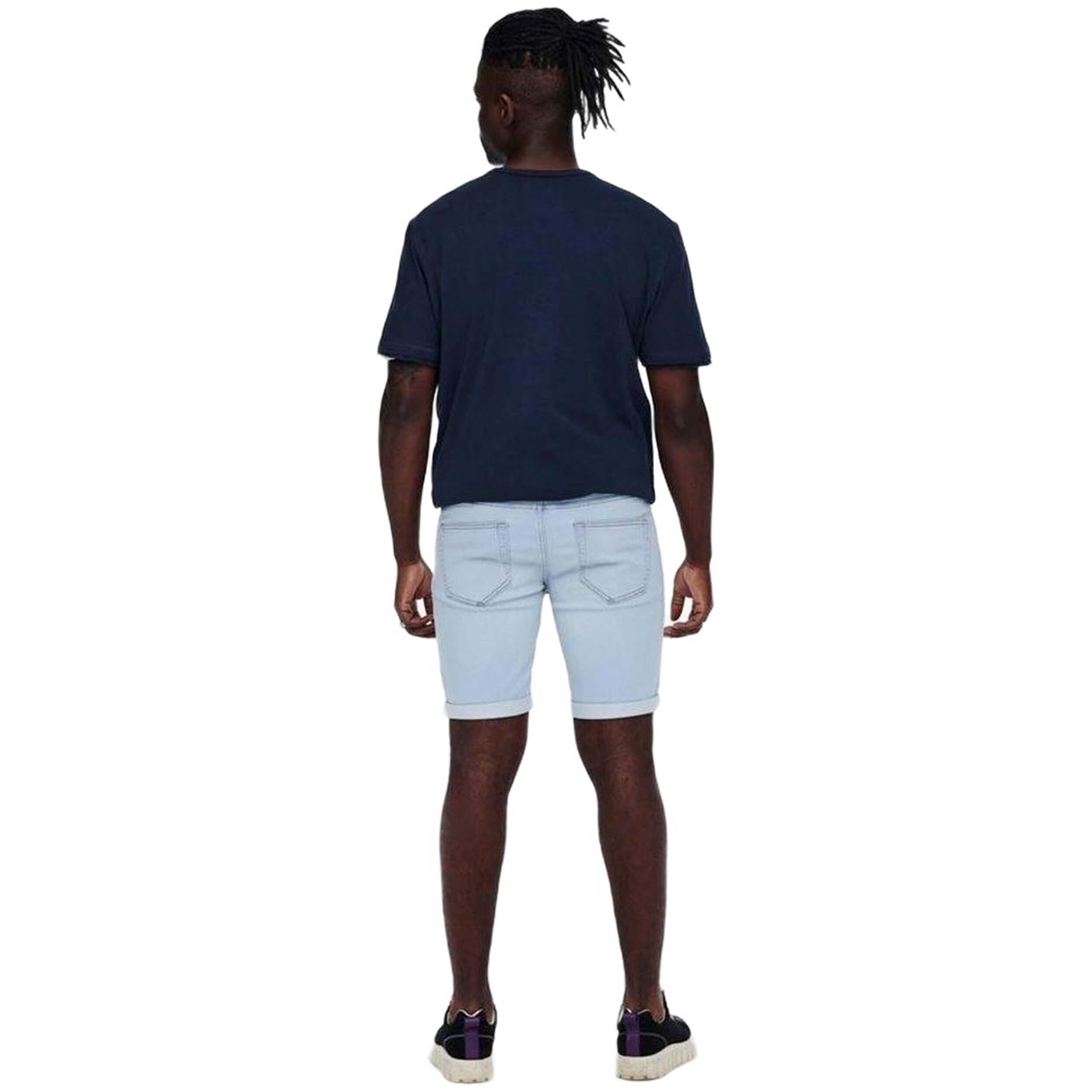 Calções Only & sons modelo 22018587-BLUE para homem 5/5