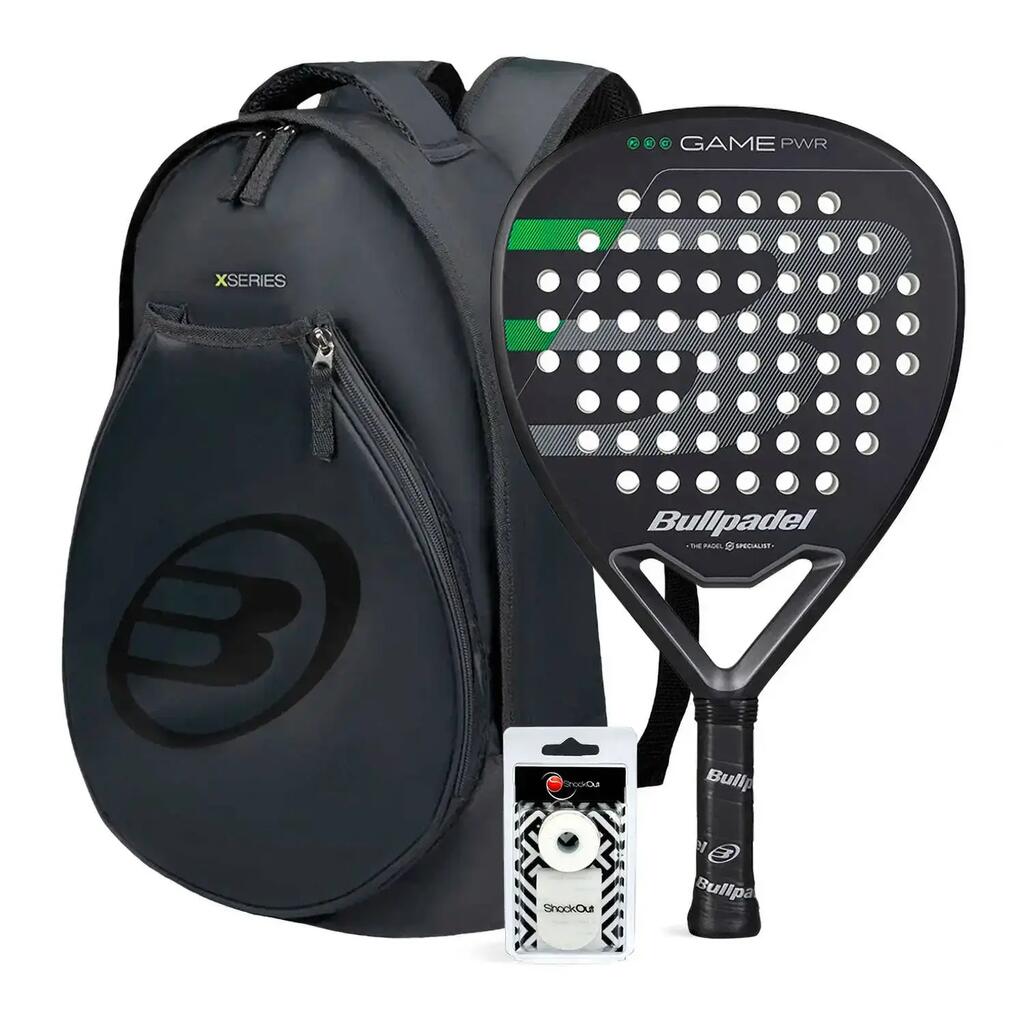 Pack Bullpdel Game Pwr Mochila Negra