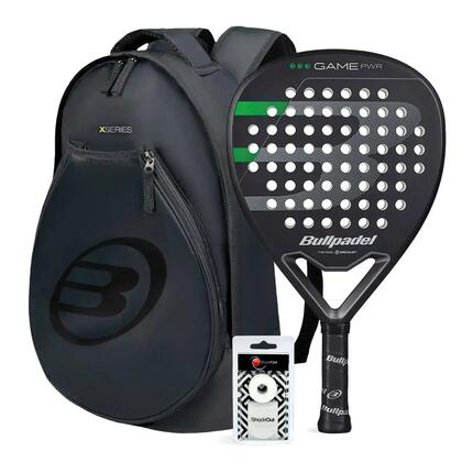 Pack Bullpdel Game Pwr Mochila Negra