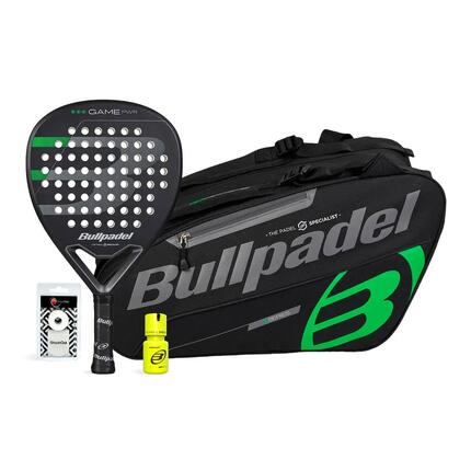 Pack Bullpdel Game Pwr Sac De Padel Noir Dry Grip