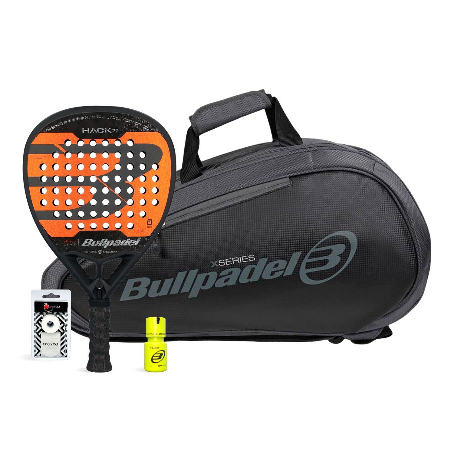 Bullpadel - Pack Bullpadel Hack 03 24 Sac De Padel Avant 2 Dry Grip - Raquette De Padel - Multicolore - Taille Unique - Decathlon