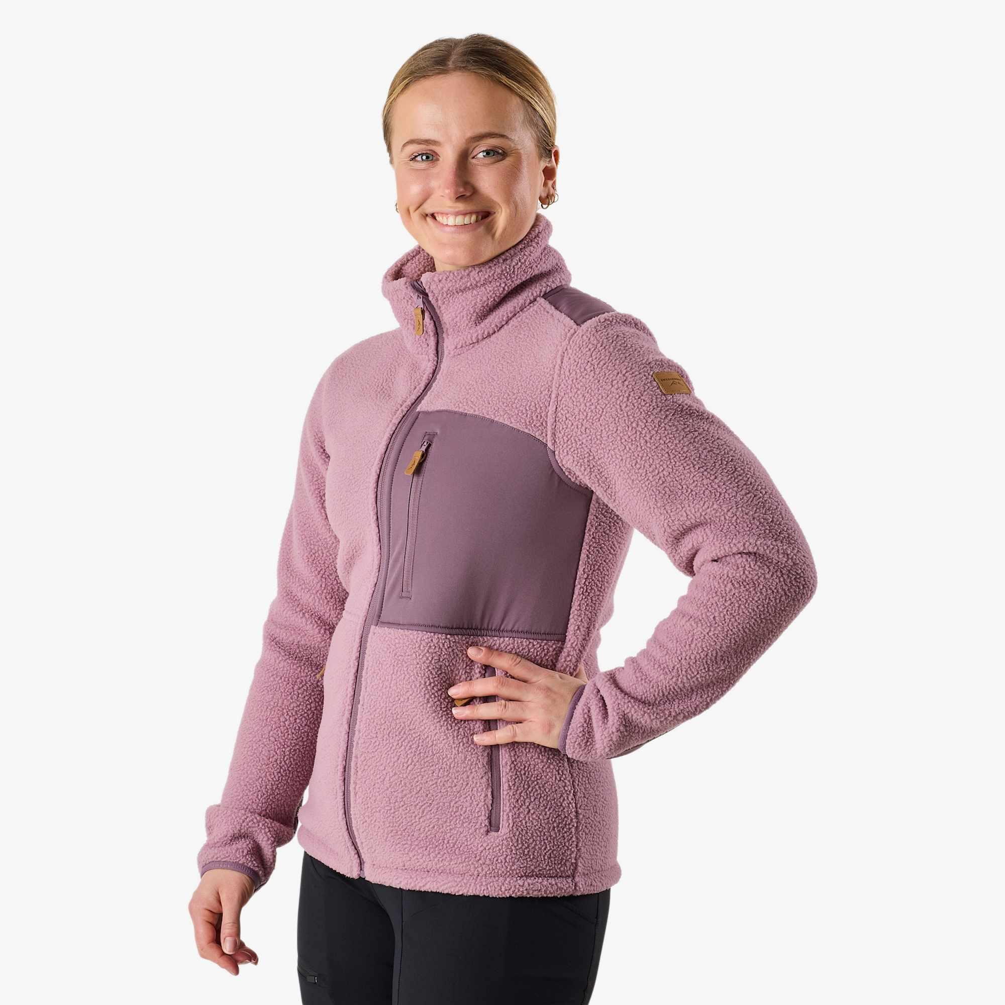 Veste polaire randonnée femme Nordkap Pile 4/7