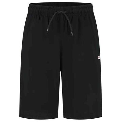 Champion Short per Bambini in cotone Nero 10A
