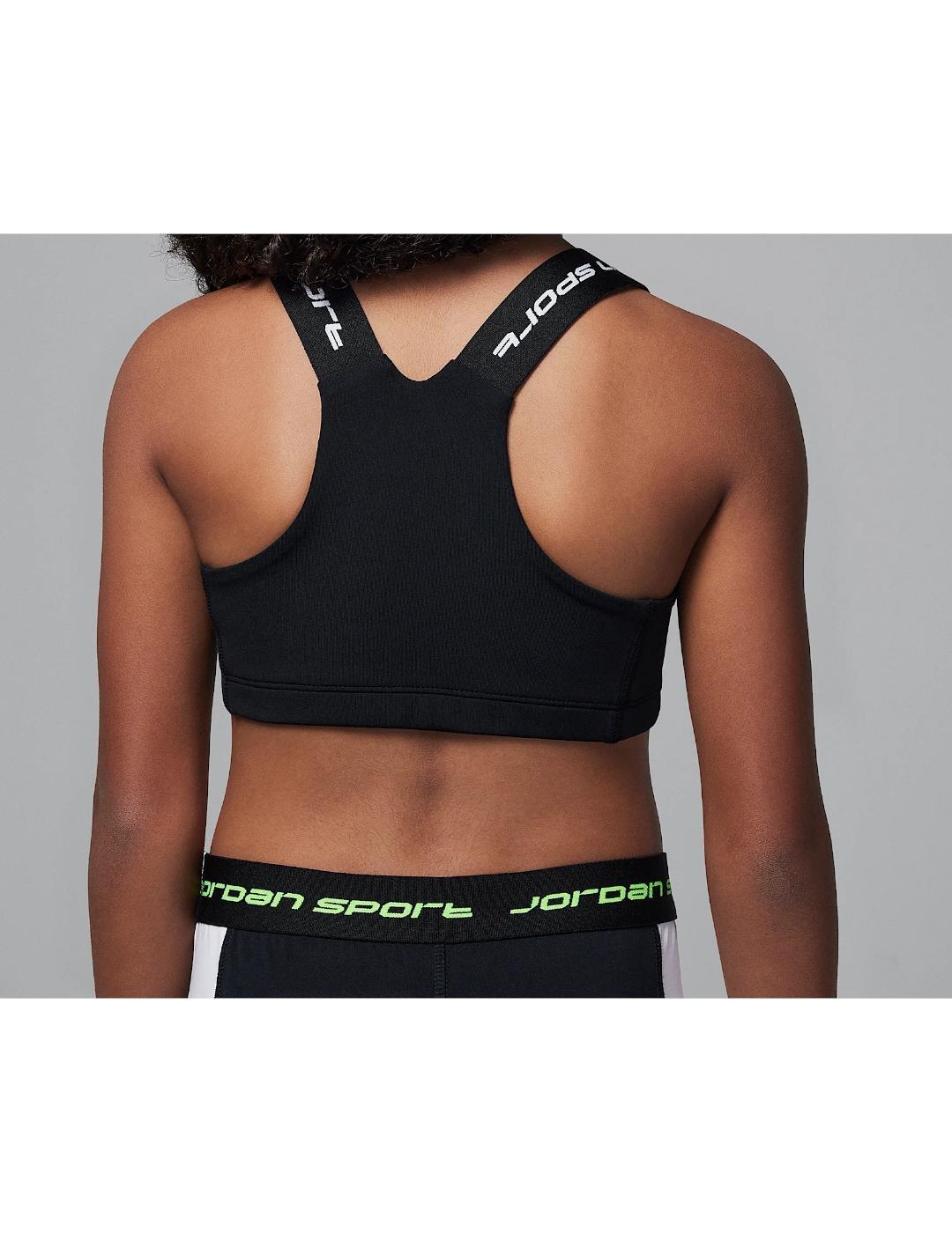 Top para Niña Jordan kids  bra sport indy  Negro 2/2
