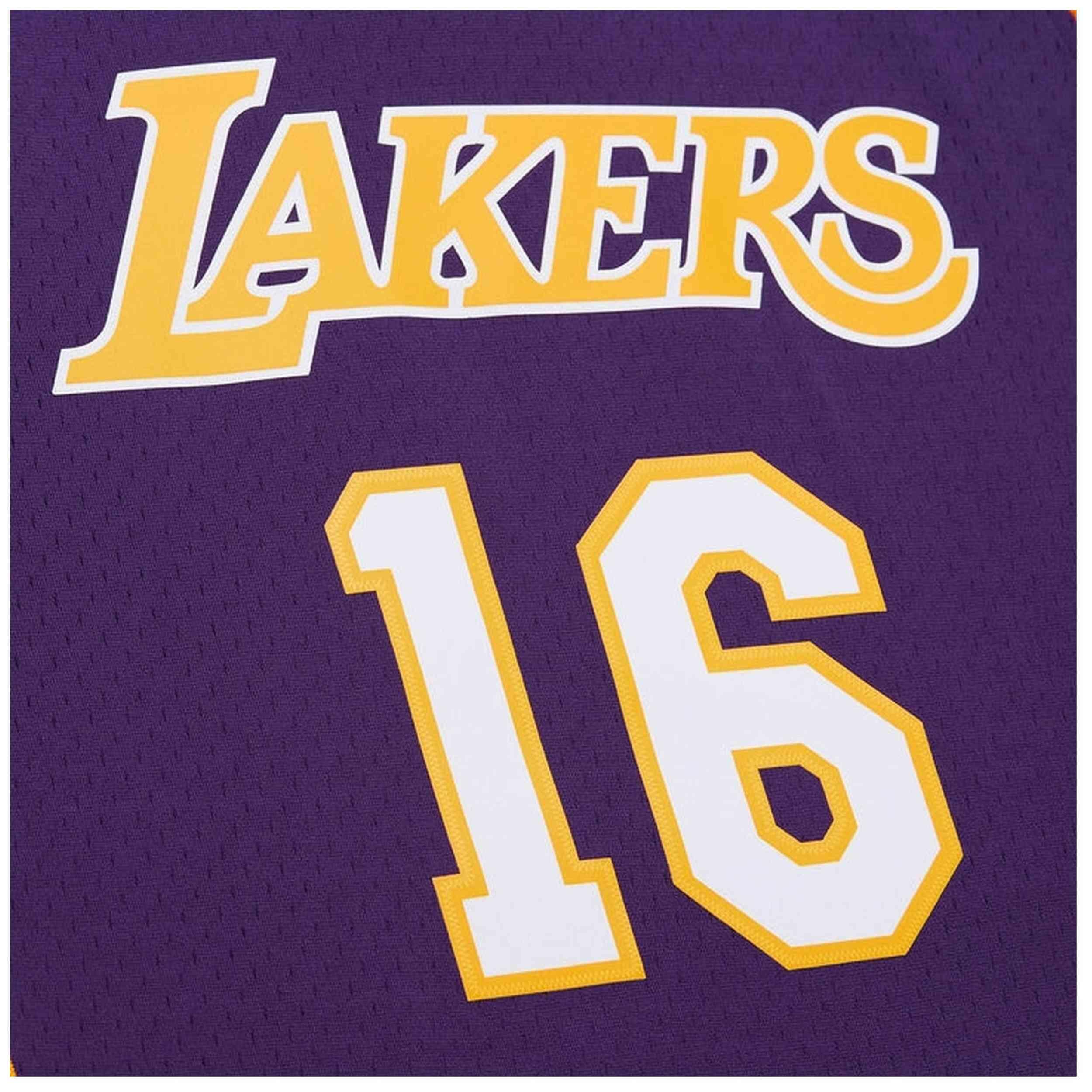 Maillot de basket Mitchell & ness modèle JY8637LALPURP pour homme 4/4