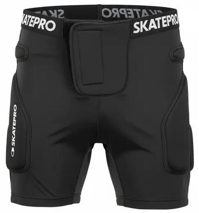 SkatePro Crash Hose - M - Schwarz