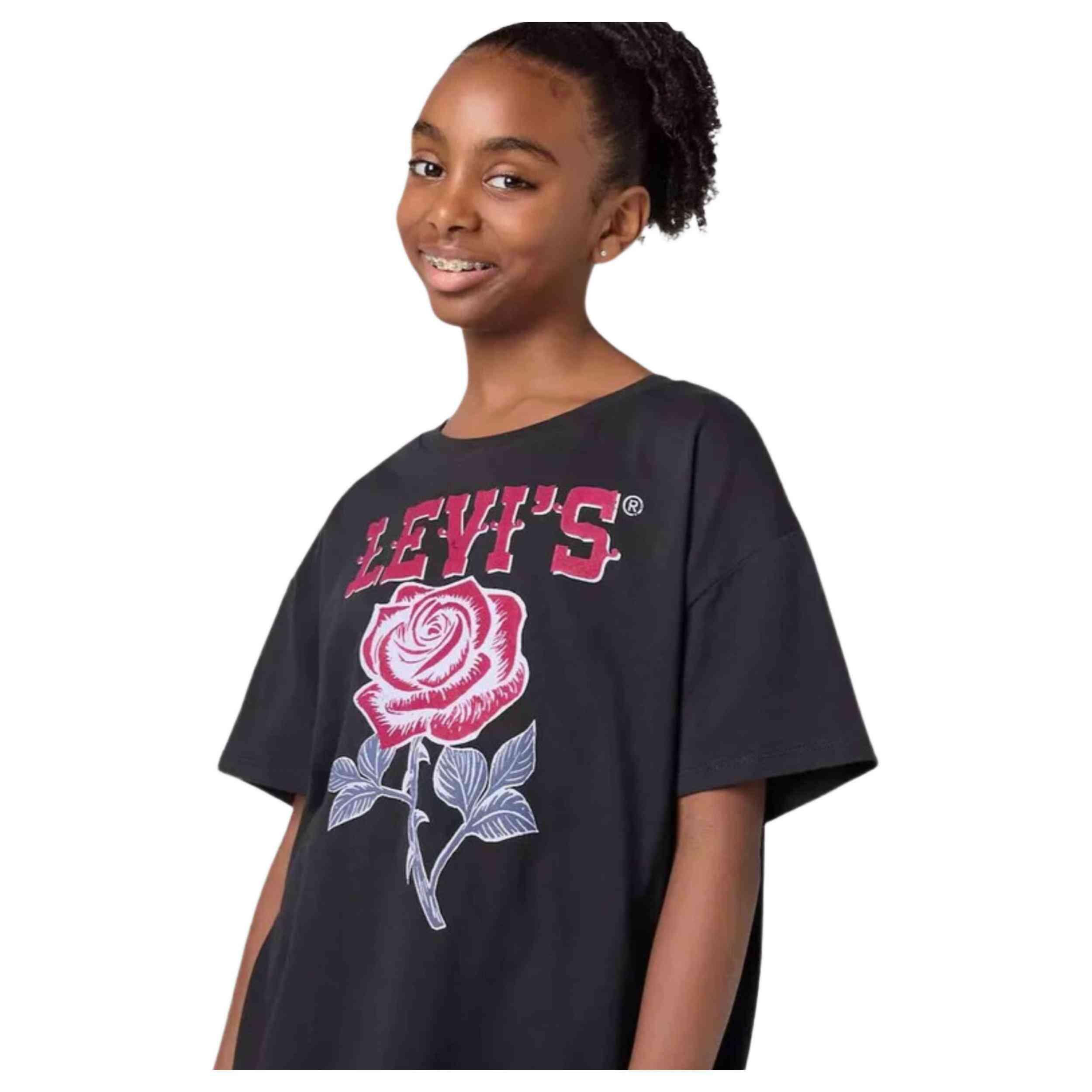 T-shirt Levi's modèle 4EL553-G52 pour filles 2/5