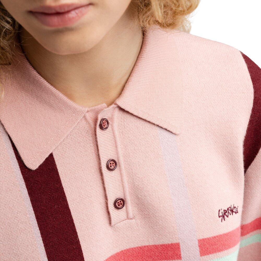 Polo in maglia a maniche lunghe da donna Verelle-W Pink Rosa 4/6