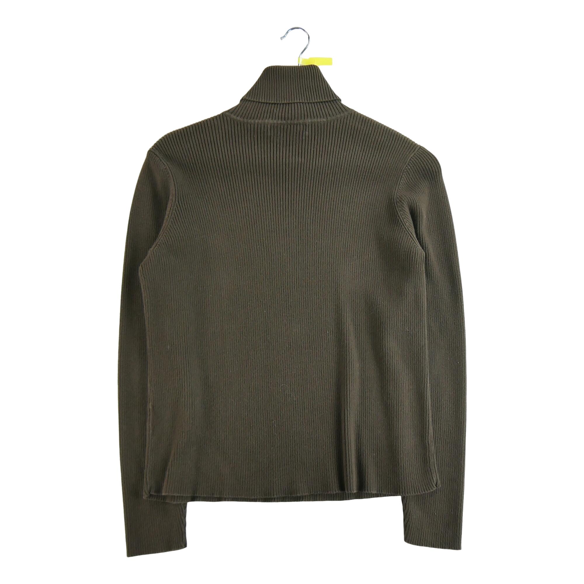 Segunda Vida - Suéter de cuello alto marrón para mujer - En buenas condiciones 2/7