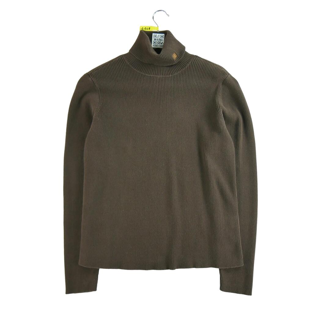 Women's Brown Turtleneck Sweater