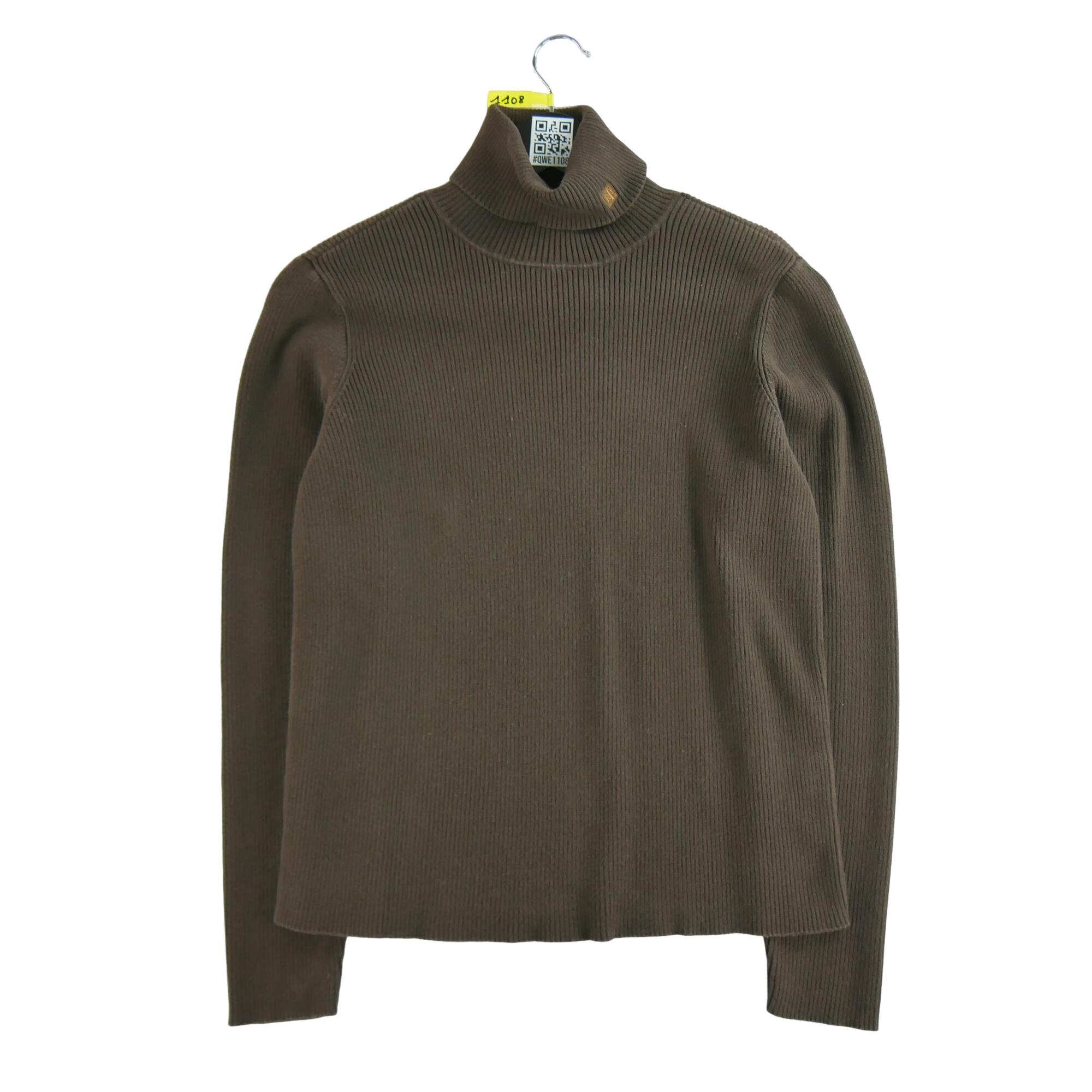 Ralph Lauren - Reconditionné - Pull Femme Col Roulé Marron - Bon État - Sweat-shirt - Marron - Decathlon