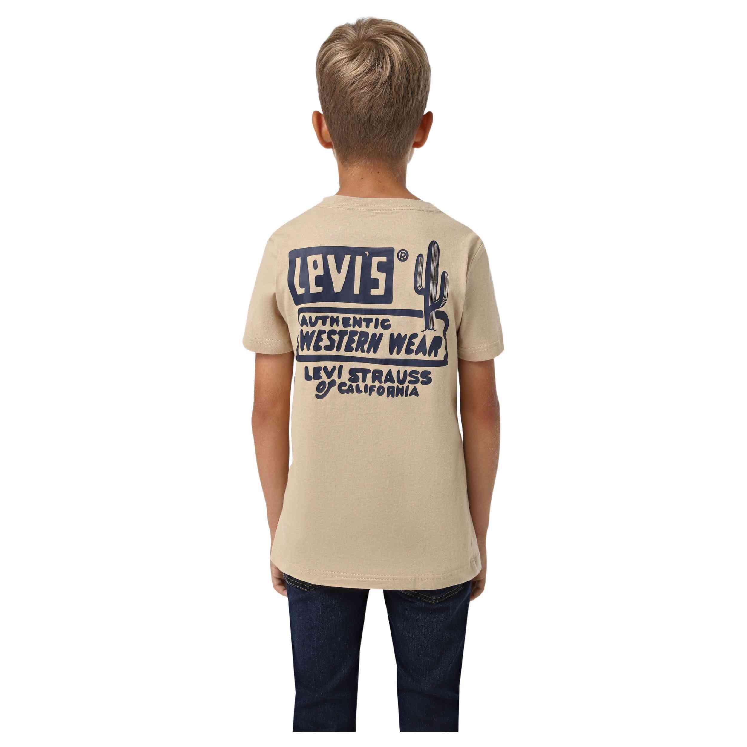 T-shirt Levi's modèle 9EL458-A20 pour enfants 3/4