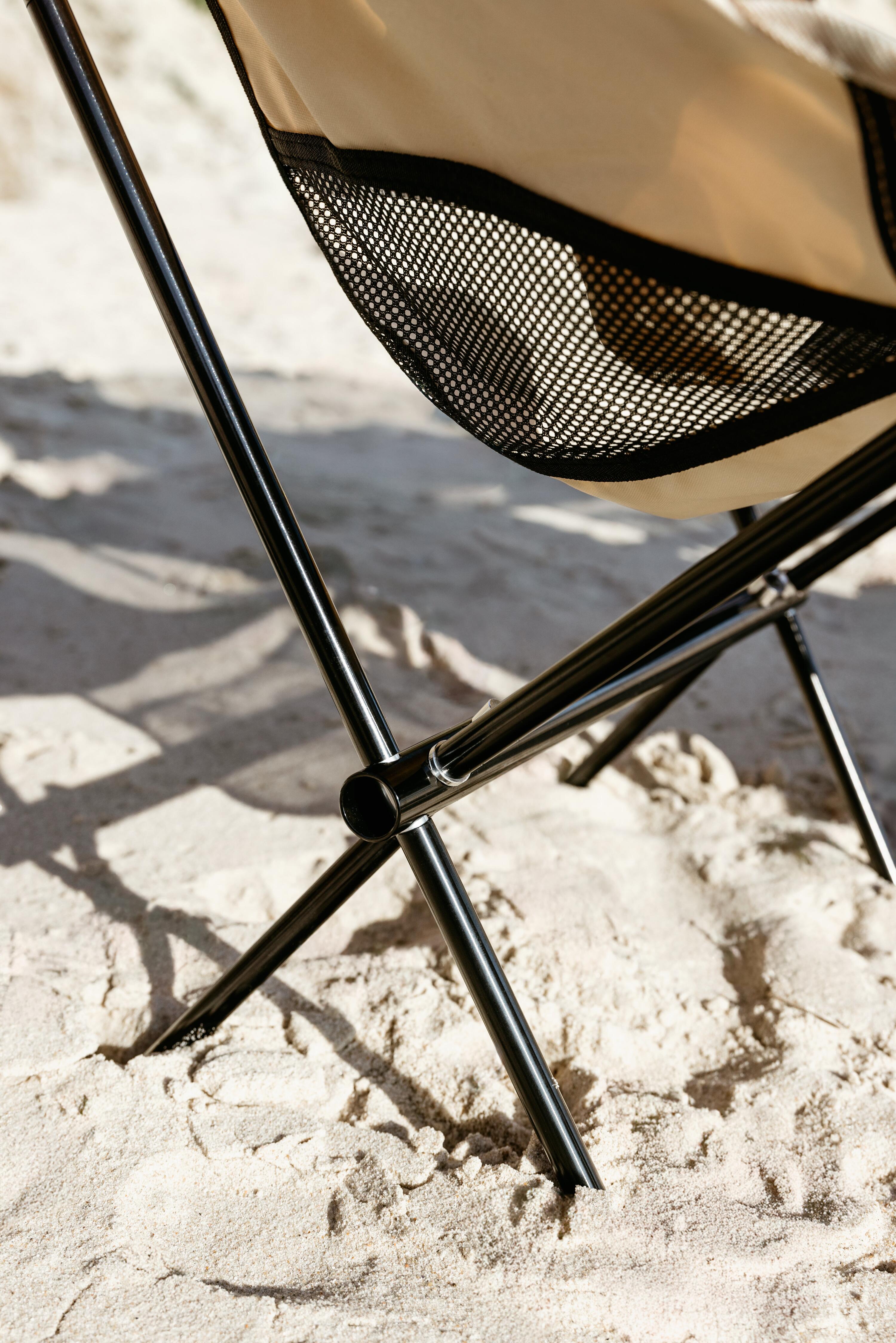 Silla de camping - Compacta - Beige 6/8