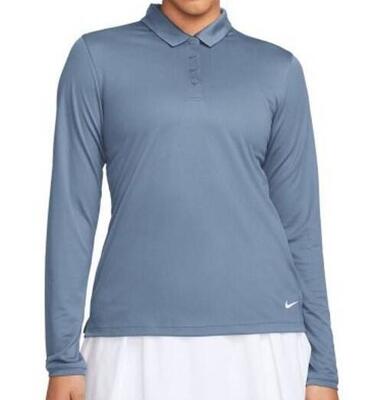 Polo Golf Nike Dry Fit Victory Mujer Azul
