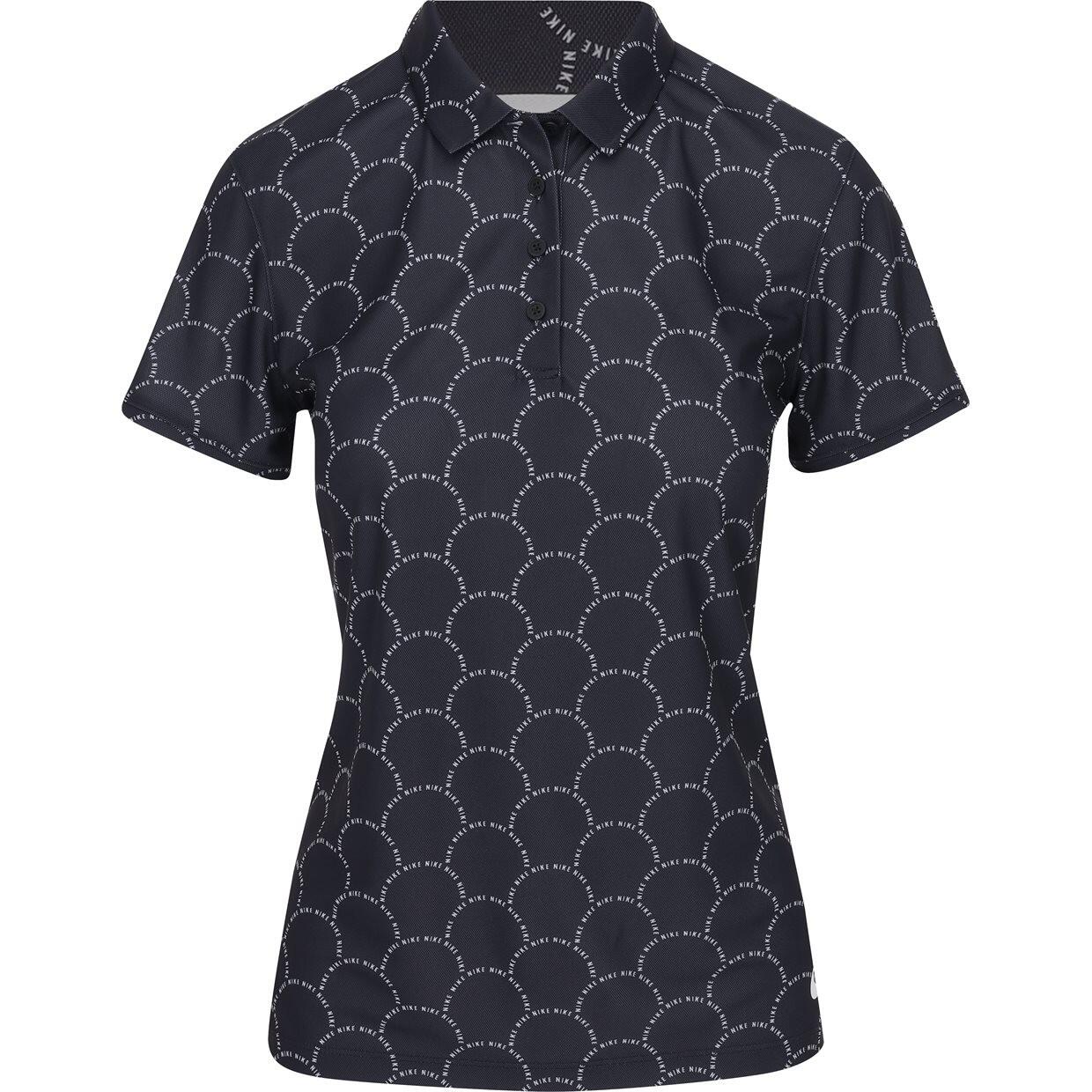 NIKE Nike Dri-Fit Victory Damen-Golfpoloshirt, Schwarz