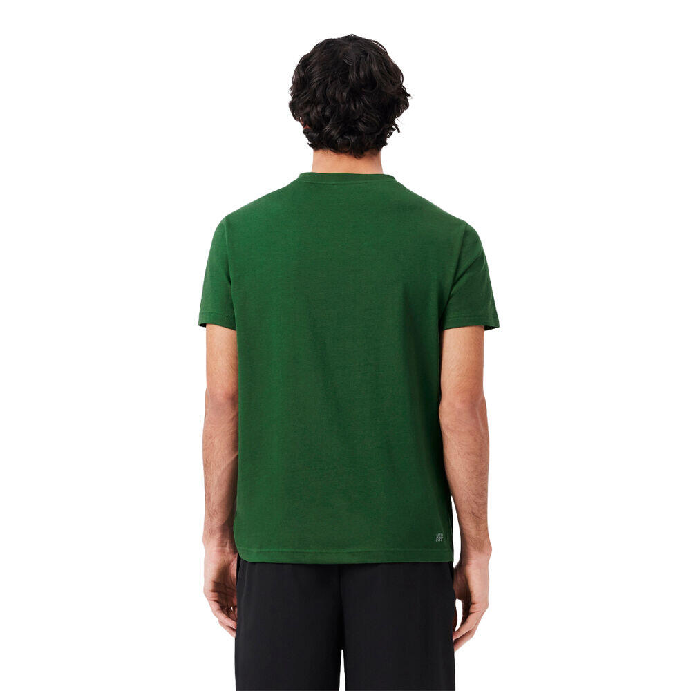 Camiseta Verde Lacoste Sport con Cocodrilo en 3D 3/5
