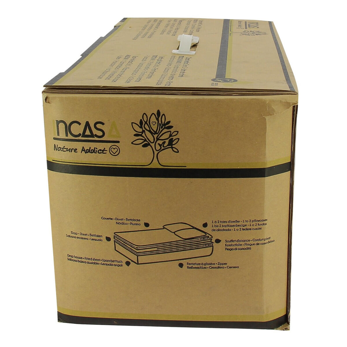 INCASA Prêt à dormir All seasons Lyocell et Percale Floralie 140 x 210 cm 5/5