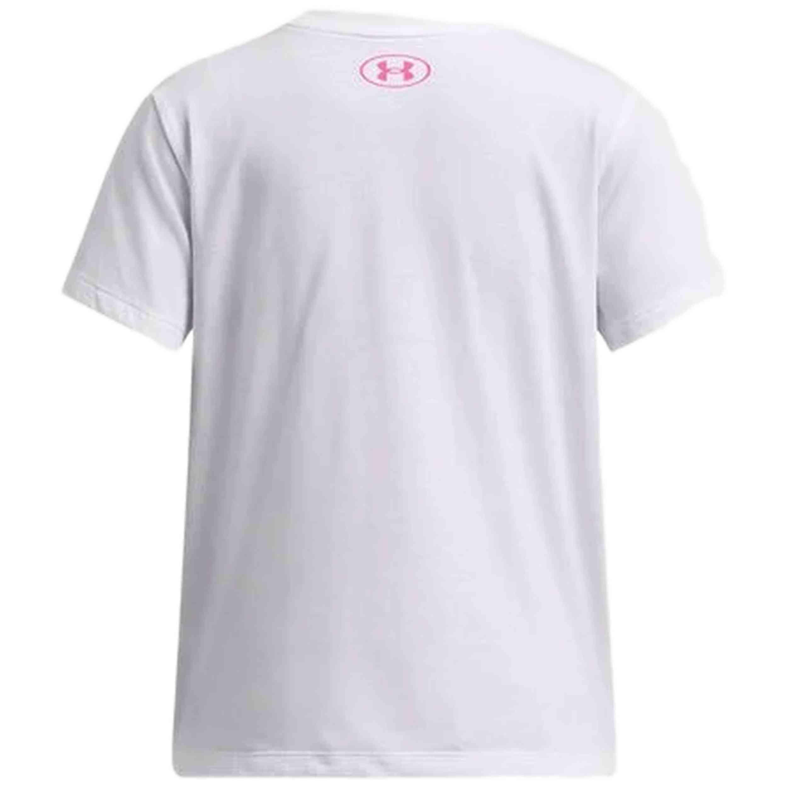 Camiseta de manga corta Under armour modelo 1389756_100 para niñas 2/2
