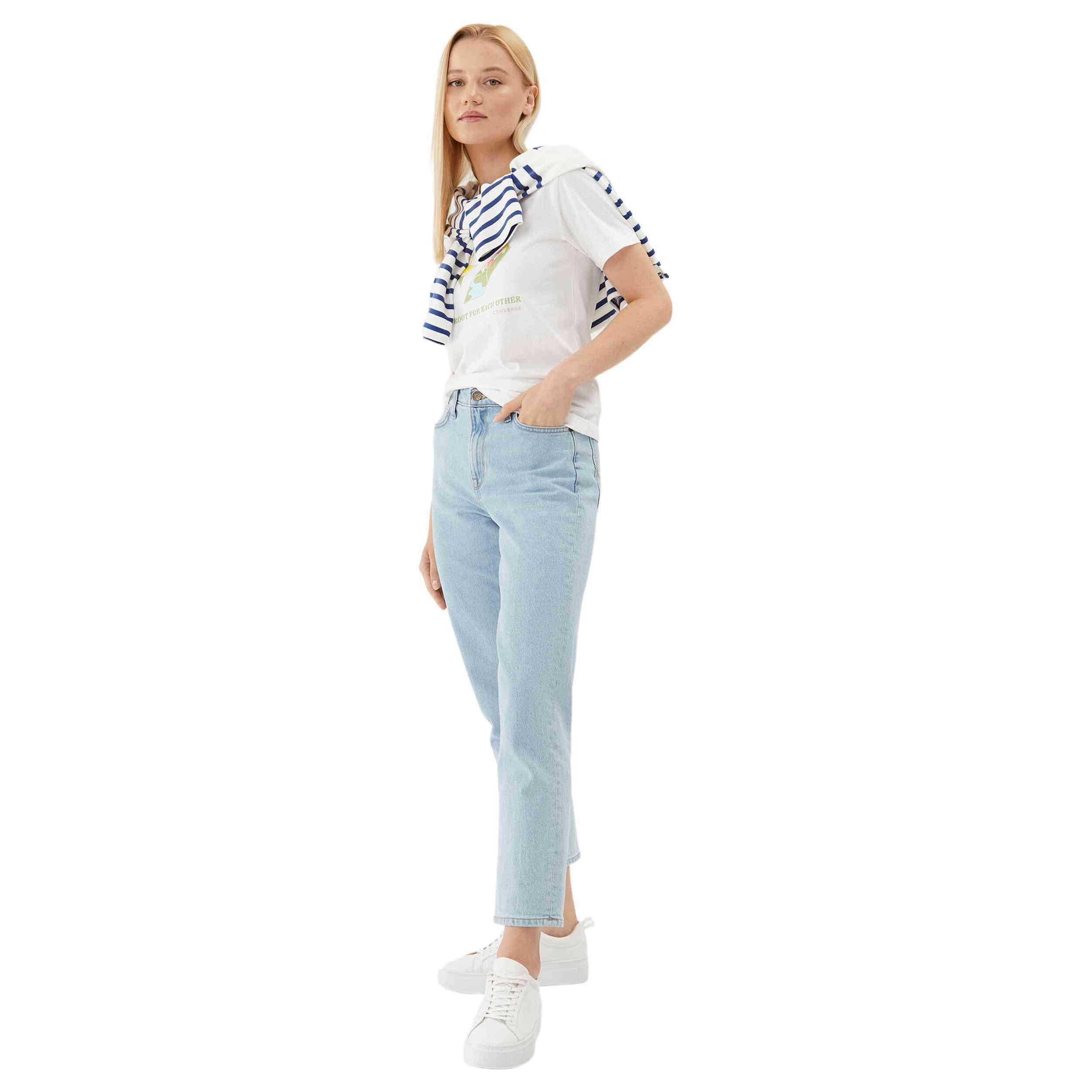 T-shirt Converse modèle 10025214-A01 pour femmes 2/4