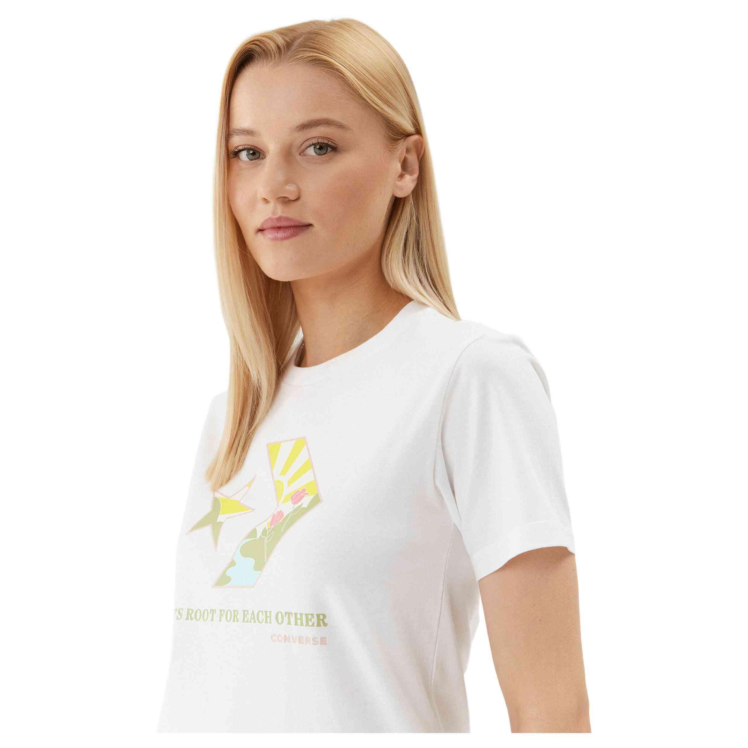 T-shirt Converse modèle 10025214-A01 pour femmes 4/4