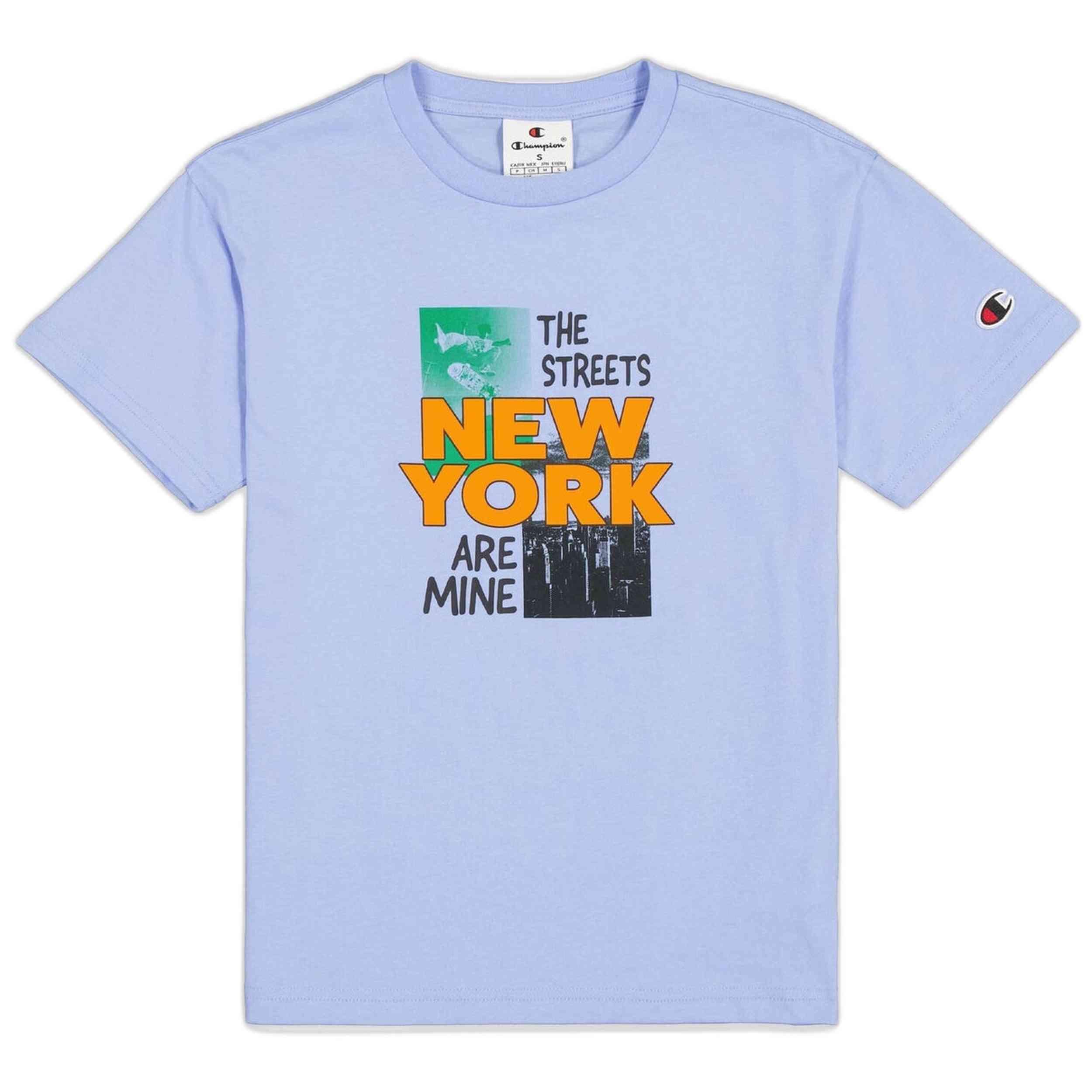 T-shirt Champion modèle 307110-BS186 pour enfants 1/3