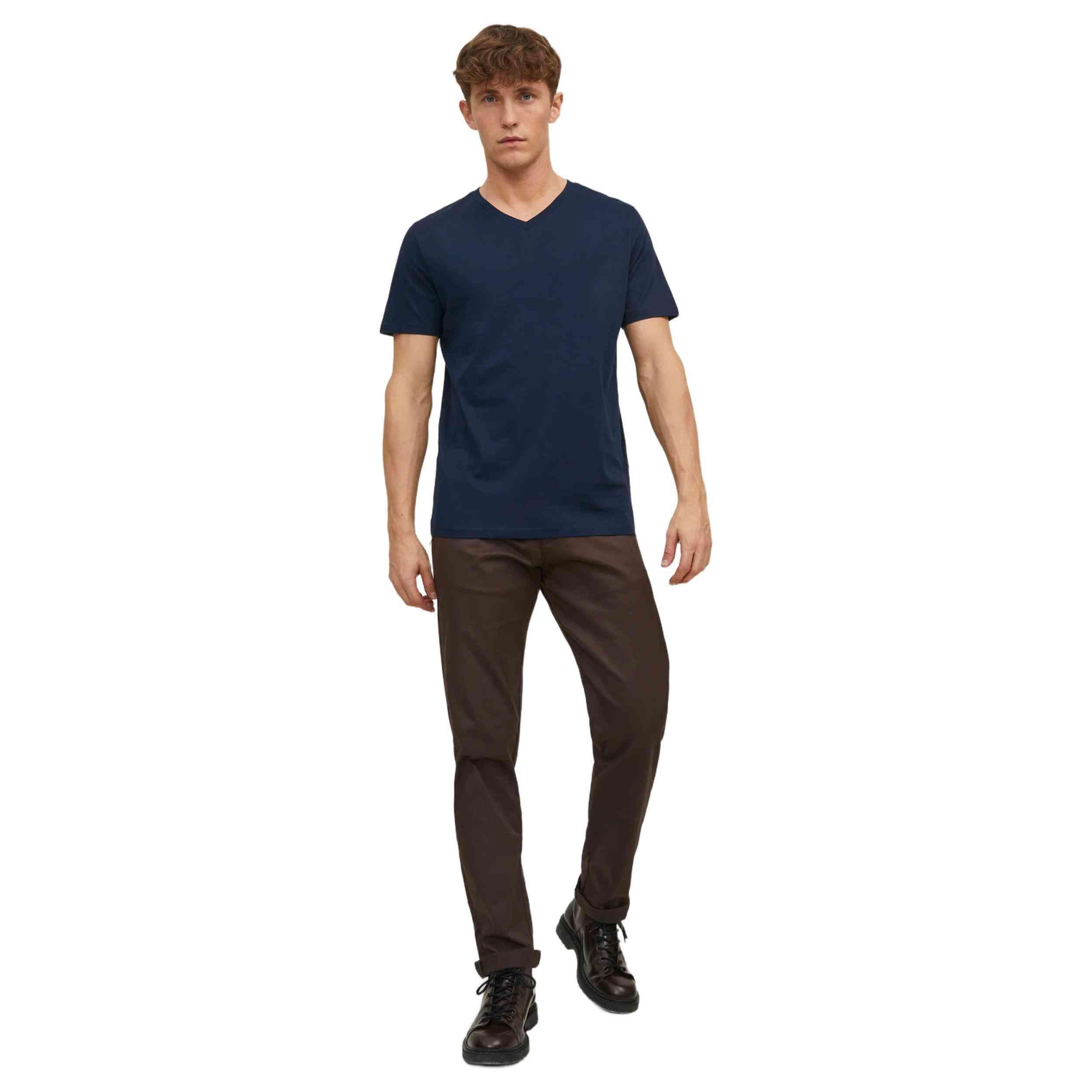 T-shirt Jack&jones modèle 12156102-NAVY pour homme 4/5