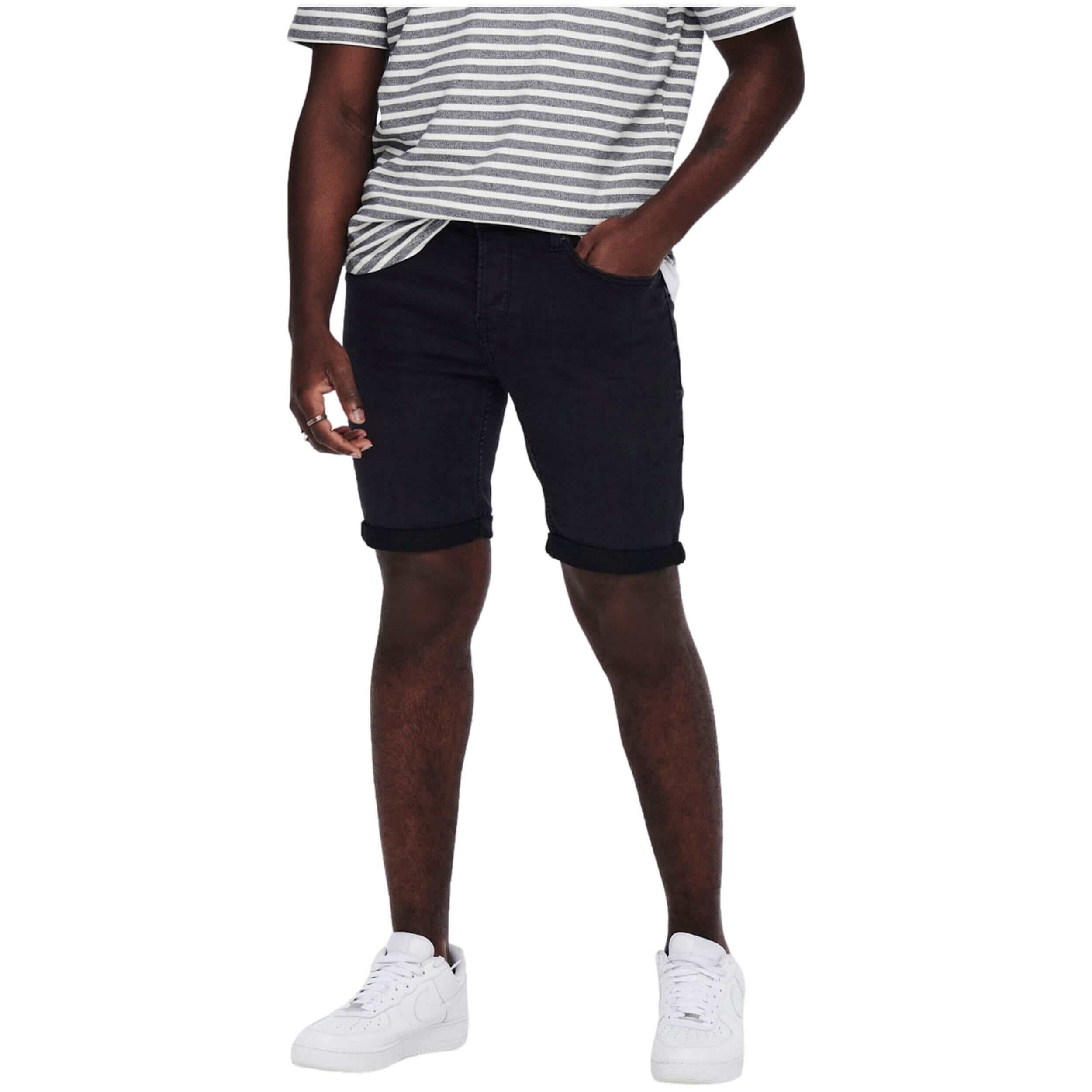 Calções Only & sons modelo 22018581-BLACKDENIM para homem 5/5