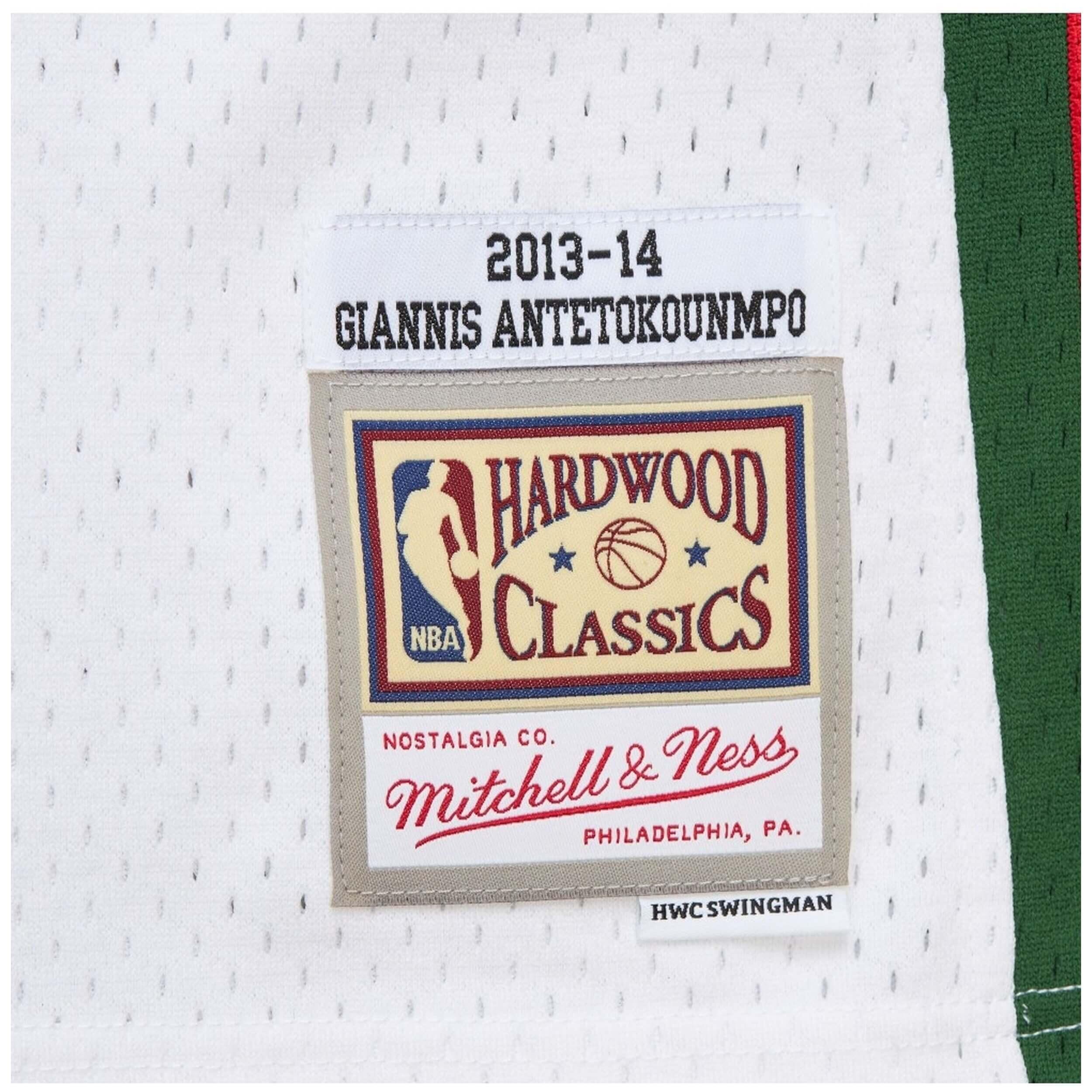 Maillot de basket Mitchell & ness modèle SMJY7836-MBU13GANWHIT pour homme 5/5